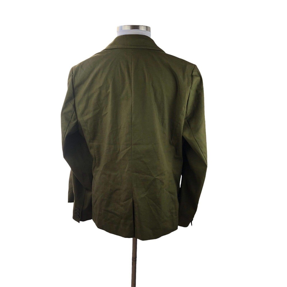 Lane Bryant Single Button Blazer Green Business Office Work Wear Plus Size 22/24 - Picture 3 of 7